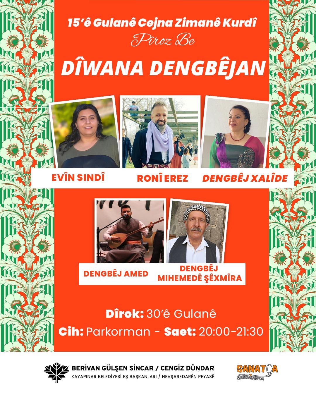 Park Orman’da yıldızlar altında Dengbej Divanı 