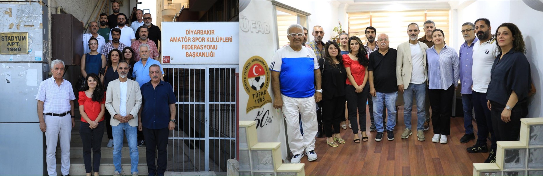 EşBaşkan Dündar ASKF ve TÜFAD yönetimlerini ziyaret etti.