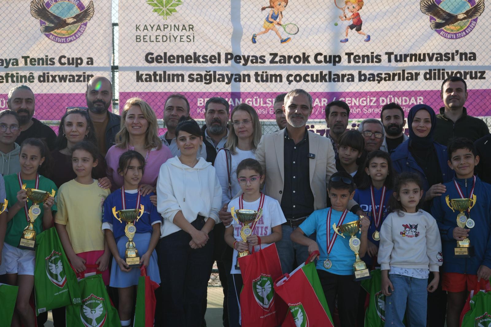 2. Peyas Zarok Cup Tenis Turnuvası Final Maçlarıyla Sonlandı