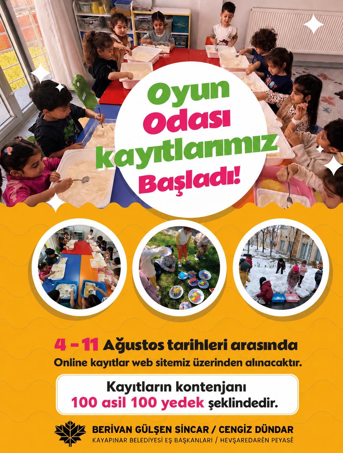 Oyun Odası kayıtlarımız Başladı!