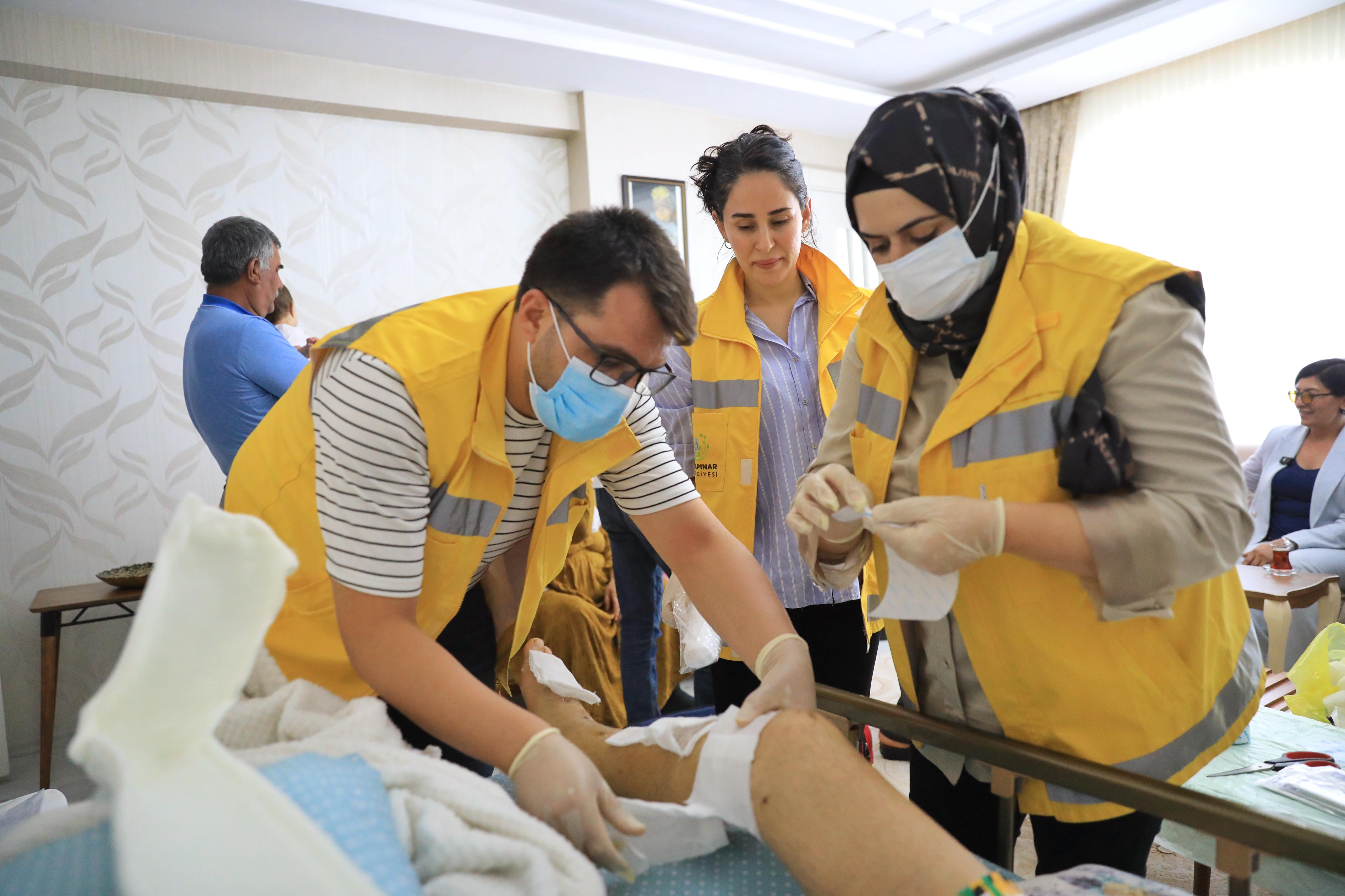 Eş Başkanlar, Evde Bakım Birimi’nin periyodik çalışmasına katıldılar