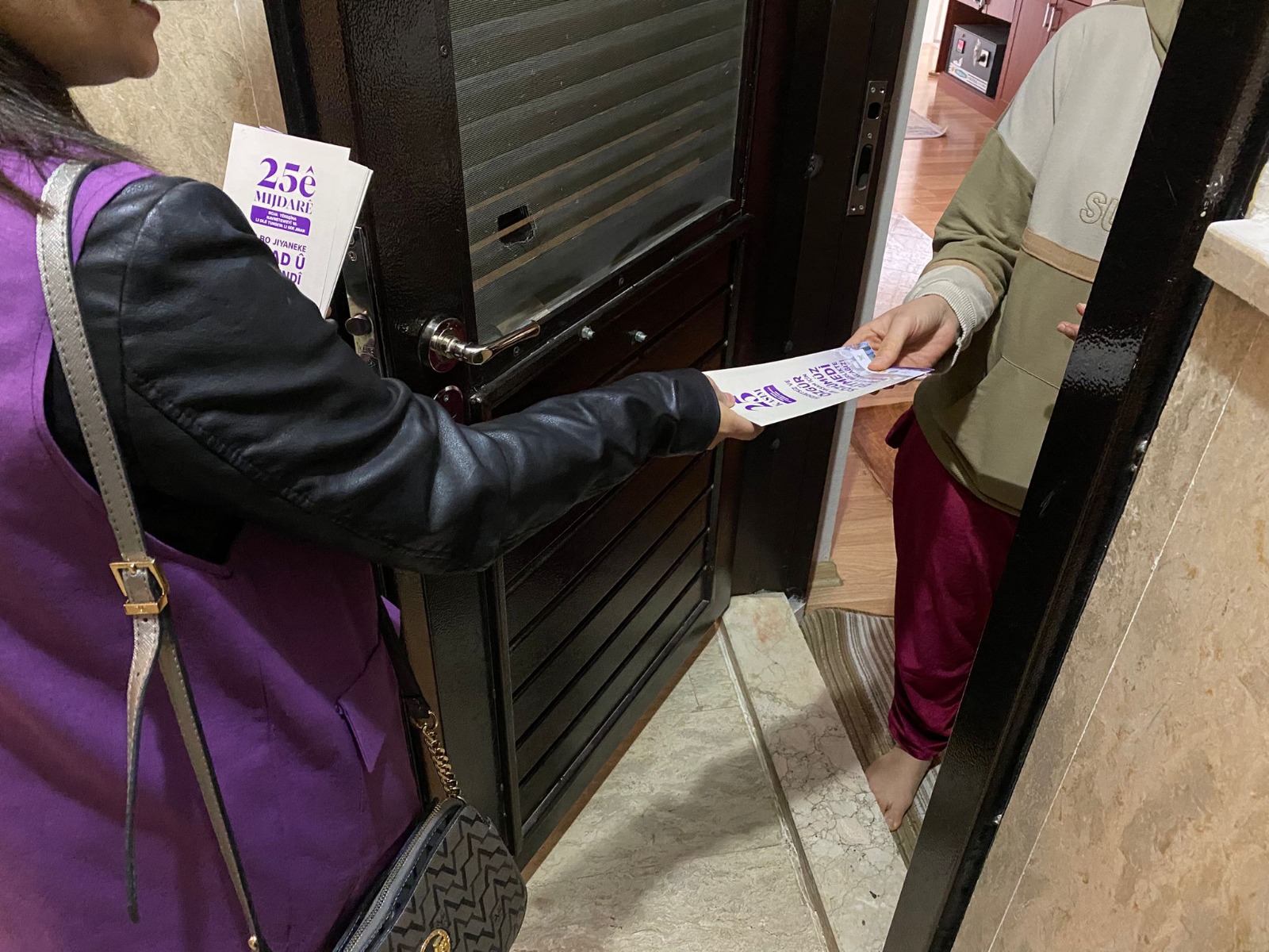 Belediye’den kadına şiddete sessiz kalma çalışmaları 