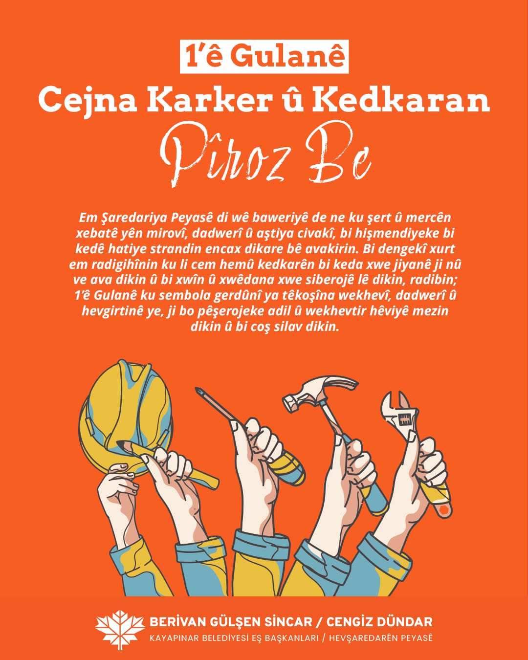 1 Mayıs İşçi Ve Emekçi Bayramı Kutlu Olsun