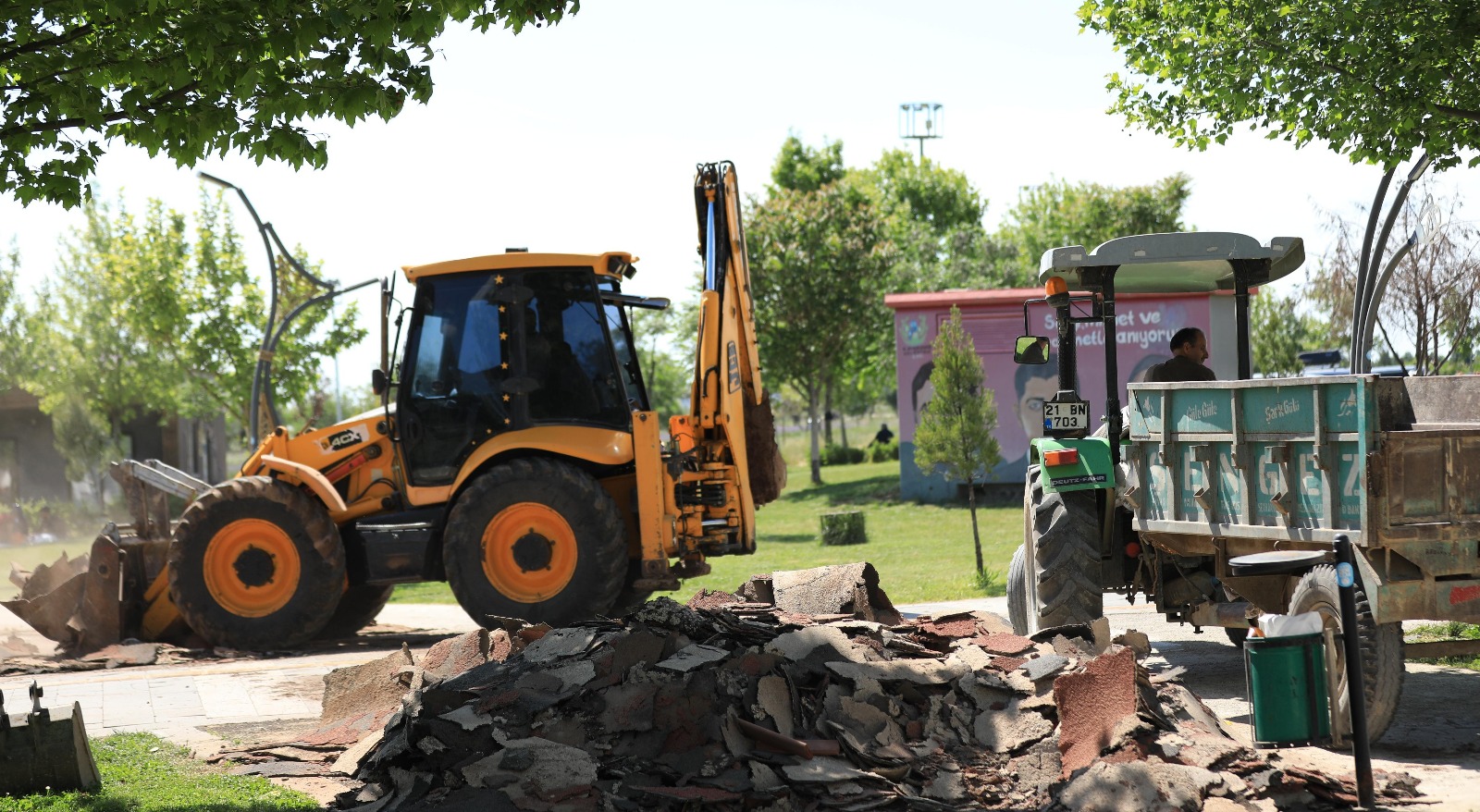 Kayapınar Belediyesi 7 parkı genel bakıma aldı 