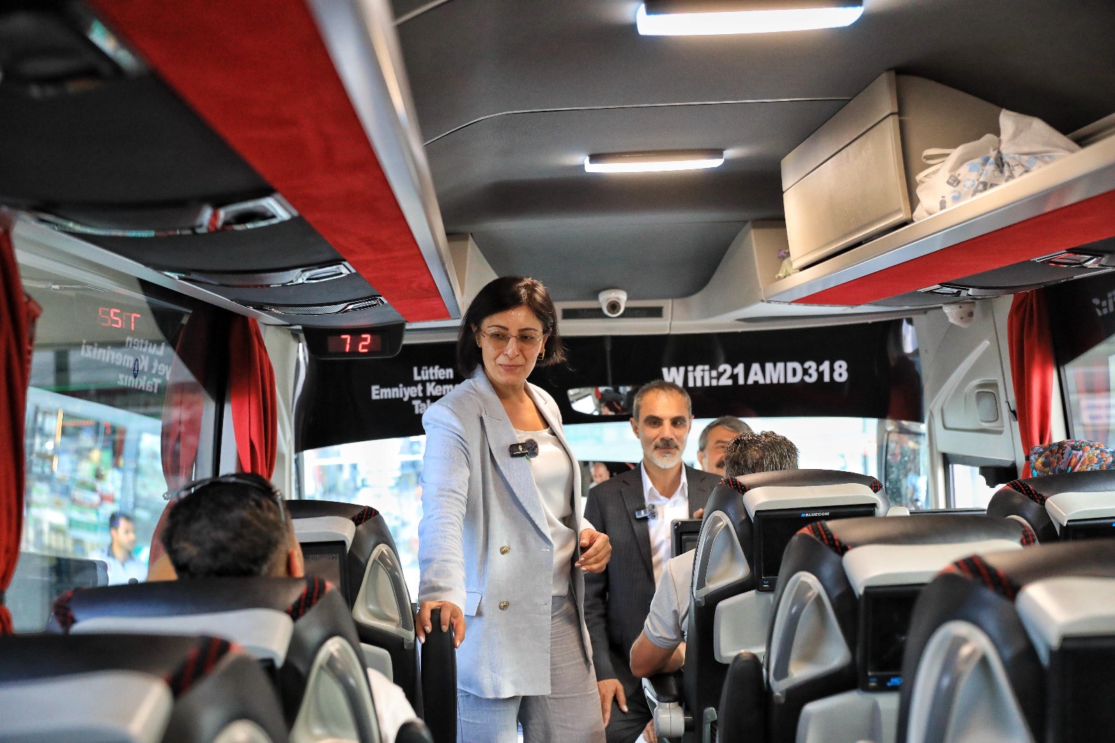 Eş Başkanlardan bayram öncesi Otogarına ziyareti 