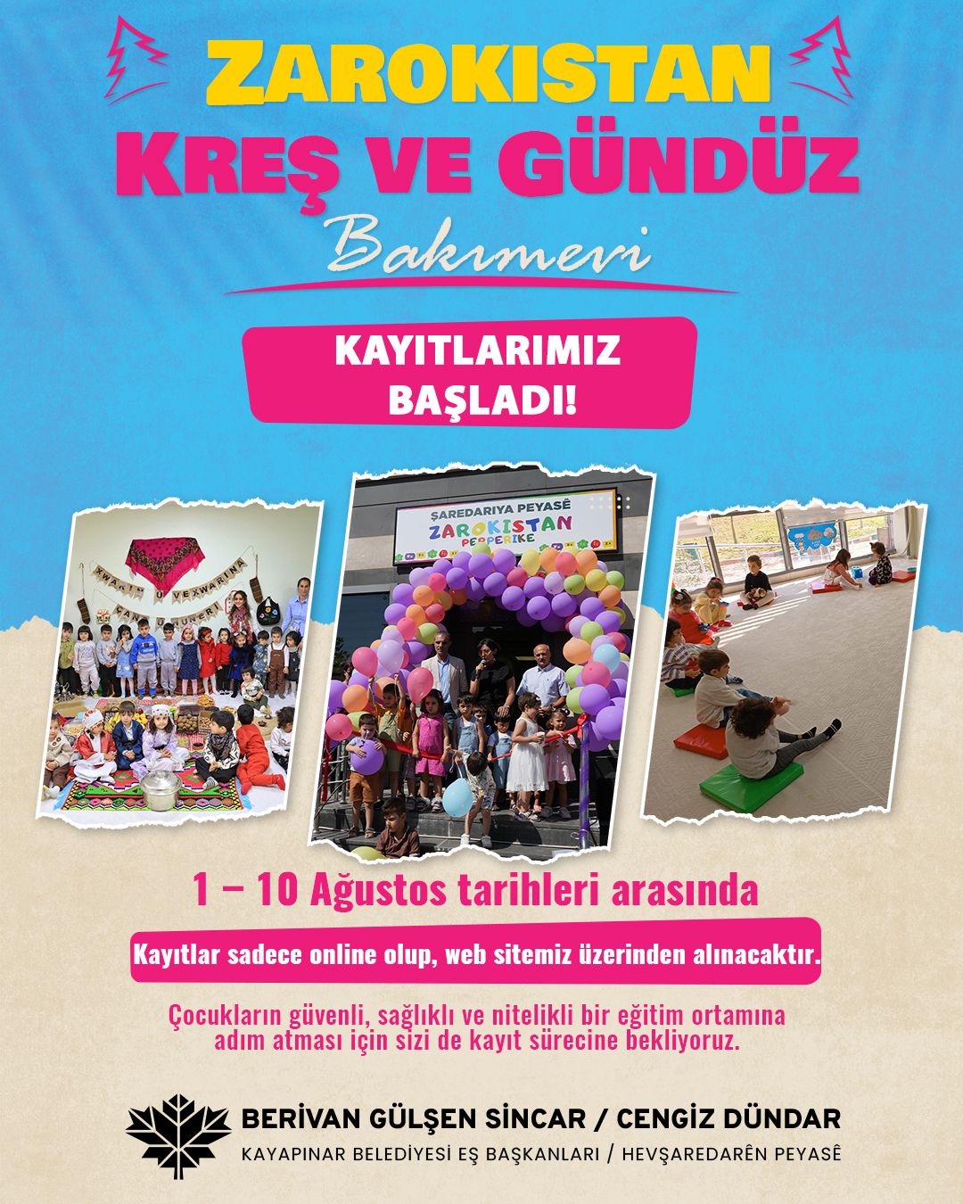 Zarokistanlar’da Kayıt Dönemi Başladı!